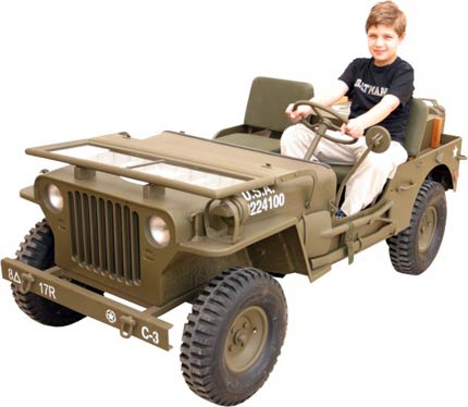 Jeep Willys MB the US Army standard vehicle during the WW II 